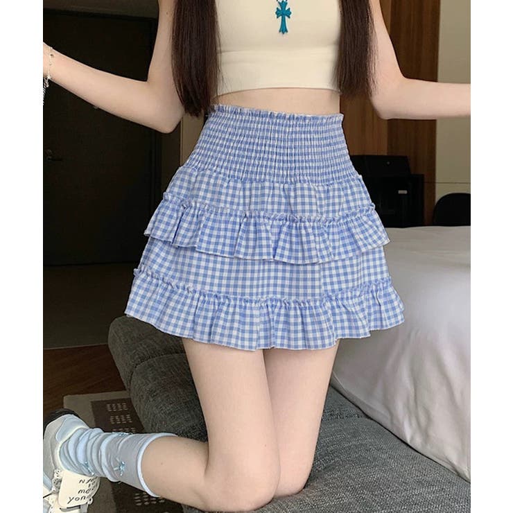 チェックティアードミニスカート | Axis | 詳細画像8 