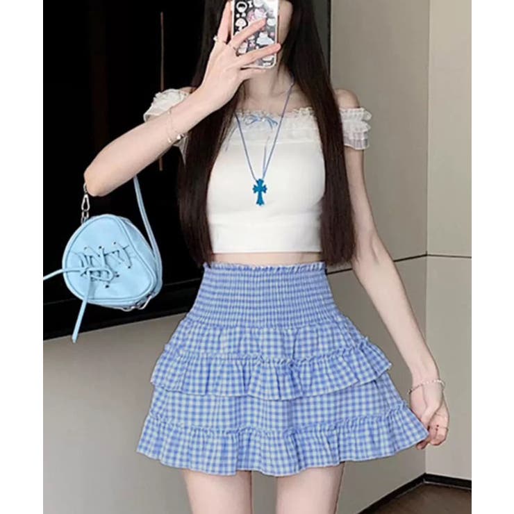 チェックティアードミニスカート | Axis | 詳細画像9 