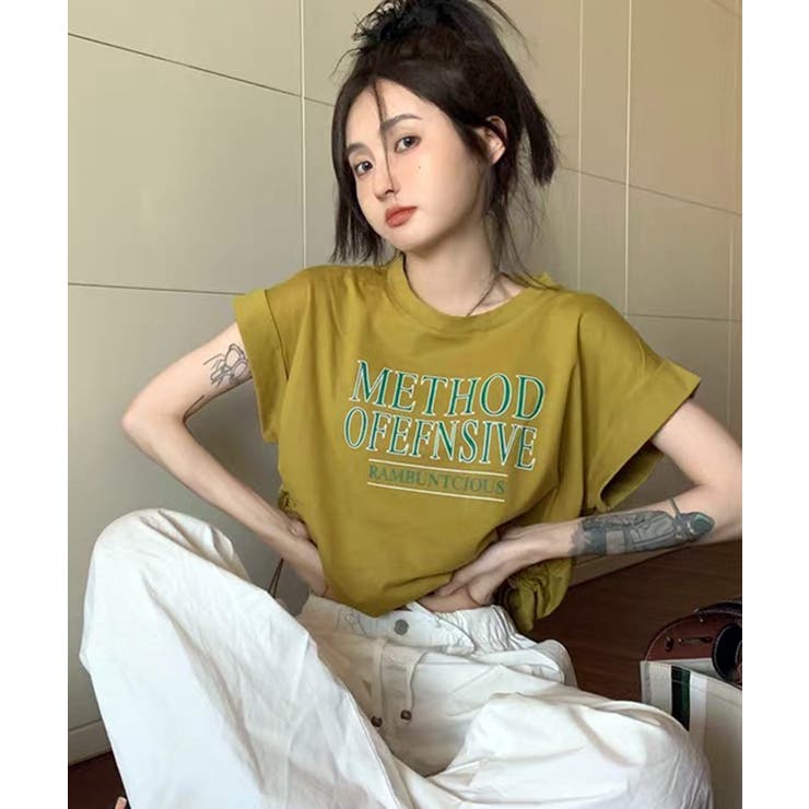 サイドドロストロゴルーズTシャツ | Axis | 詳細画像1 