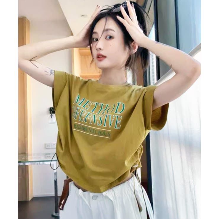 サイドドロストロゴルーズTシャツ | Axis | 詳細画像3 