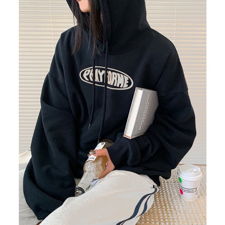 ロゴプリントオーバーサイズパーカー | Axis | 詳細画像3 