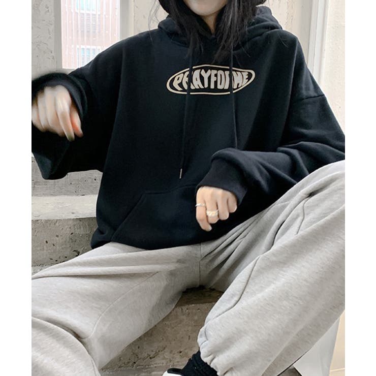 ロゴプリントオーバーサイズパーカー | Axis | 詳細画像4 