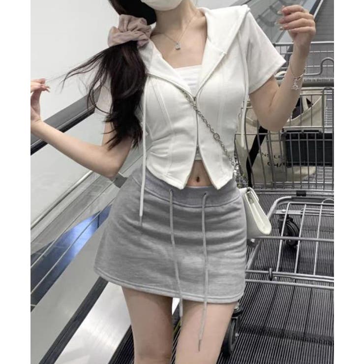 クロップド丈ZIPパーカー | Axis | 詳細画像2 