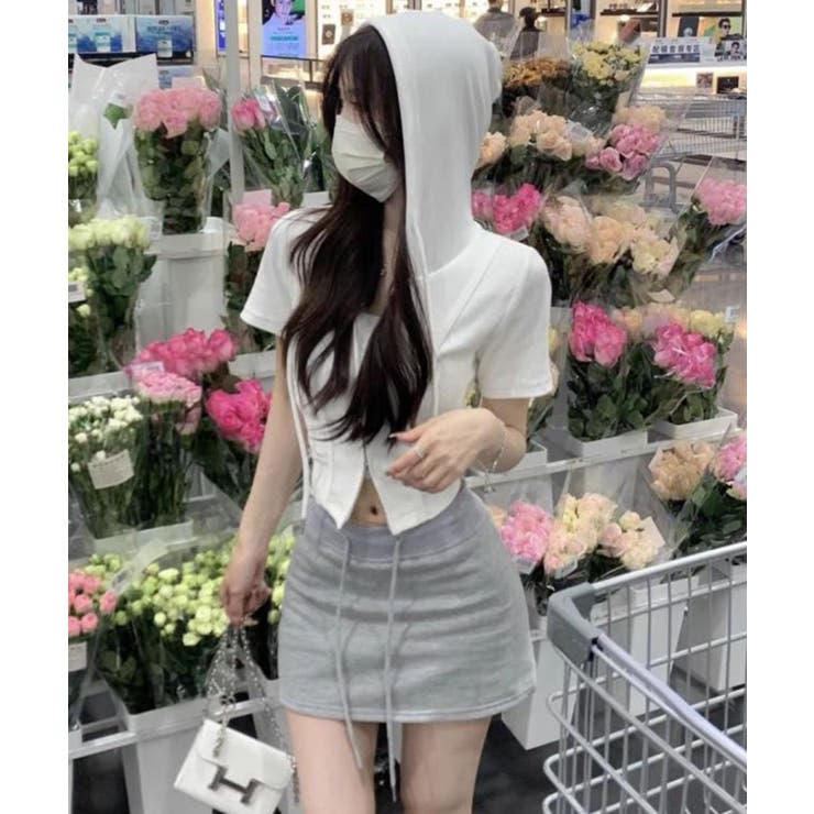 クロップド丈ZIPパーカー | Axis | 詳細画像3 