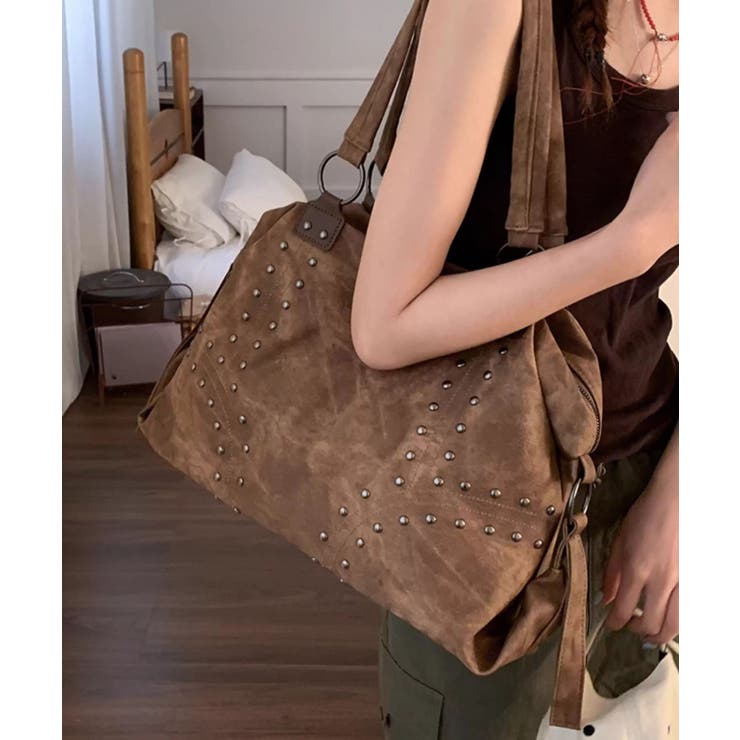 スタッズヴィンテージショルダーバッグ | Axis | 詳細画像3 