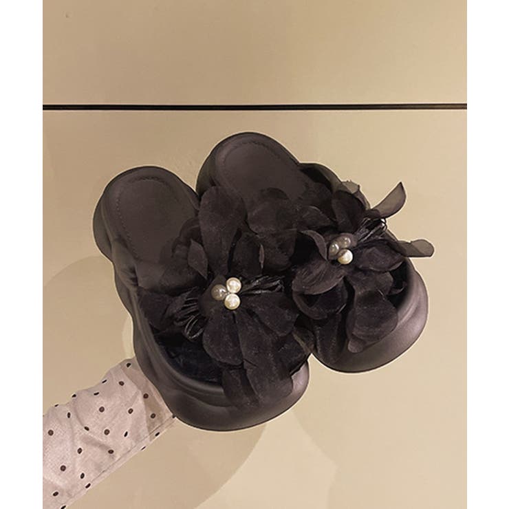 チュールフラワーサンダル | Axis | 詳細画像1 