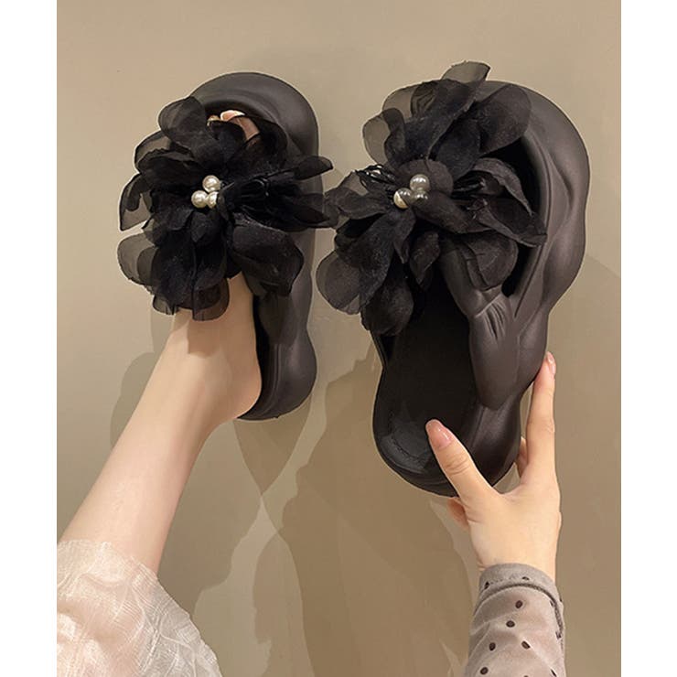 チュールフラワーサンダル | Axis | 詳細画像3 