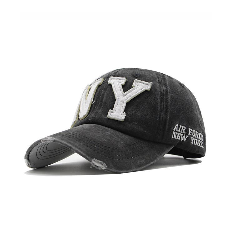 グレー | ロゴ刺繍ピグメントキャップ | Axis