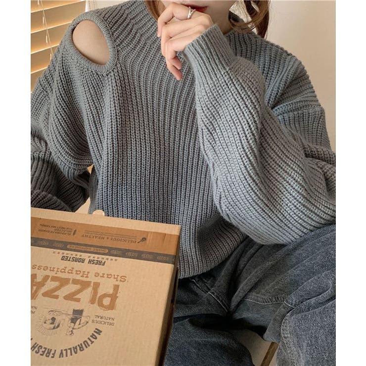 ショルダーカットニット | Axis | 詳細画像2 