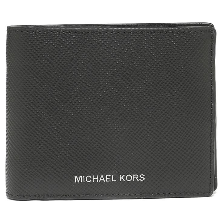 【新品】MICHAEL KORS 折り財布 メンズ ブラック