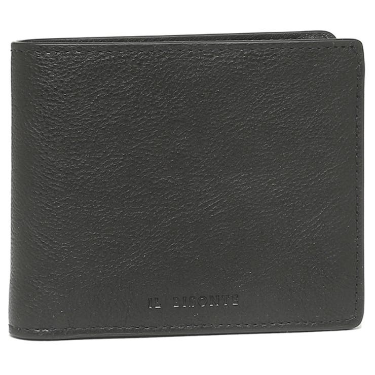 【新品未使用】イルビゾンテ 二つ折り 財布 黒 ブラック