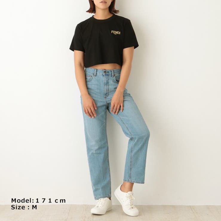 FENDI クロップドTシャツ - Tシャツ/カットソー(半袖/袖なし)