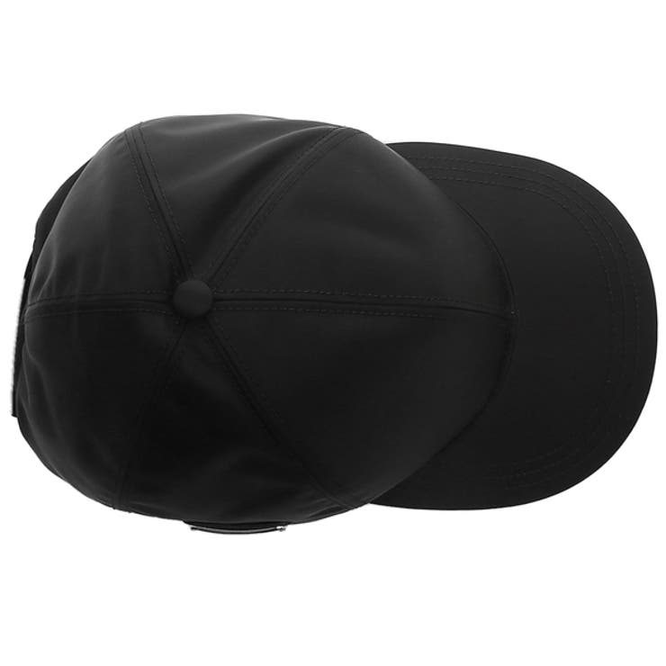 【ネット限定】プラダ PRADA キャップ リナイロン ベースボールキャップ トライアングルロゴ 2HC274 2DMI ブラック リサイクルポリアミド メンズ 帽子