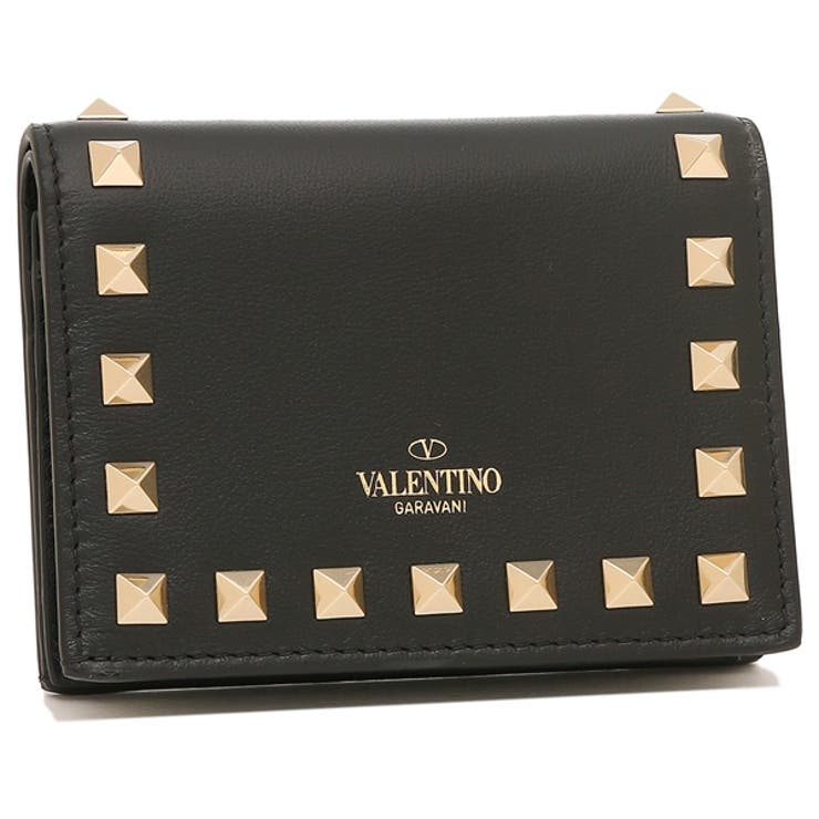 ヴァレンティノ 二つ折り財布 ロックスタッズ[品番：AXEB0023333 