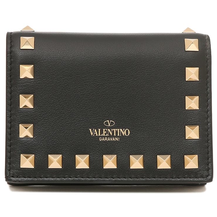 ヴァレンティノ 二つ折り財布 ロックスタッズ[品番：AXEB0023333 