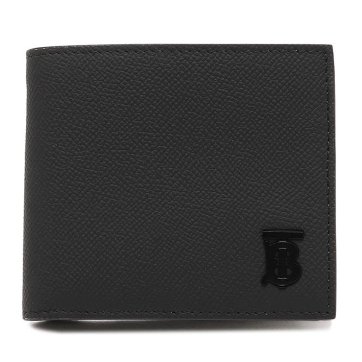BURBERRY 財布 二つ折り ブラック - 小物