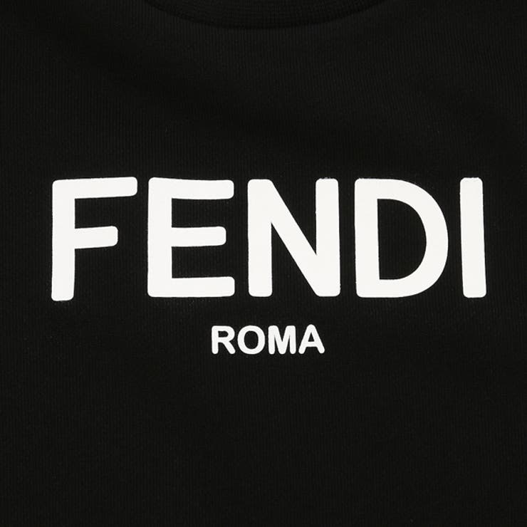 フェンディ FENDI 【大人もOK】キッズ スウェット FENDI ROMA ロゴプリント クルーネック トレーナー JUH051 5V0 F0GME