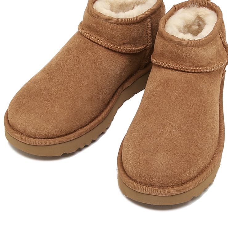 美品UGG アグ ムートンブーツ クラシックウルトラミニブリング