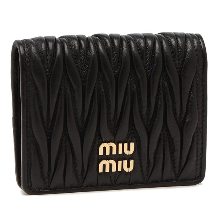 【大幅な値下げ】MIUMIU  二つ折り財布 マテラッセ