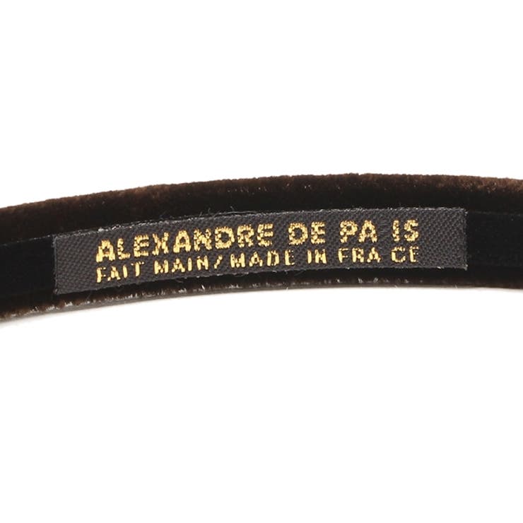アレクサンドルドゥパリヘアアクセサリーマシェールエラカチューシャブラウンレディースALEXANDREDEPARISTHB1740410H