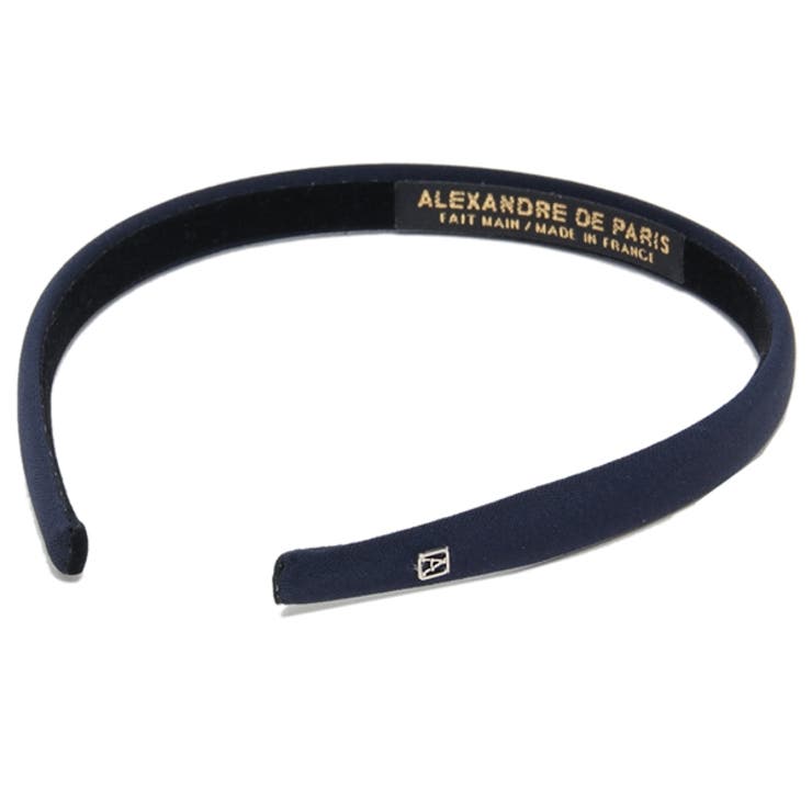 アレクサンドルドゥパリカチューシャヘアアクセサリーマシェールジャンヌ10mmネイビーレディースALEXANDREDEPARISTHB2014810M