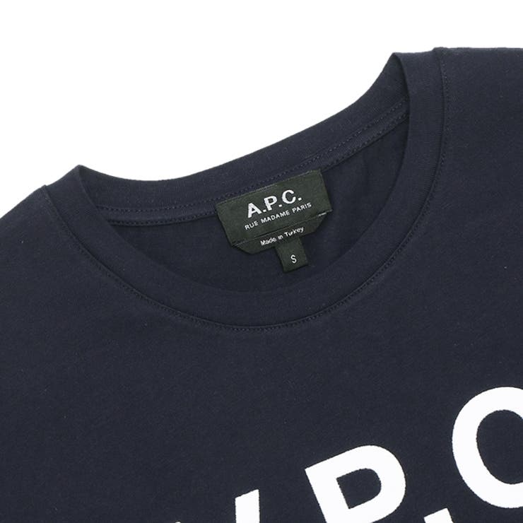 APC Tシャツ トップス 半袖カットソー ブルー COGDP H26204 IAB アーペーセー A.P.C. Tシャツ トップス 半袖カットソー ブルー