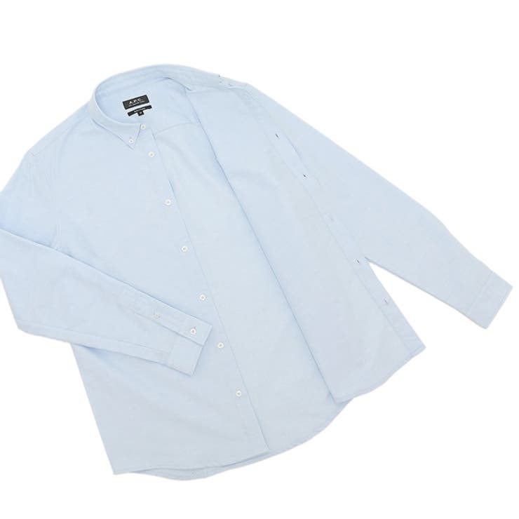 アーペーセーシャツ長袖シャツトップスブルーメンズAPCCOECKH12529IAB
