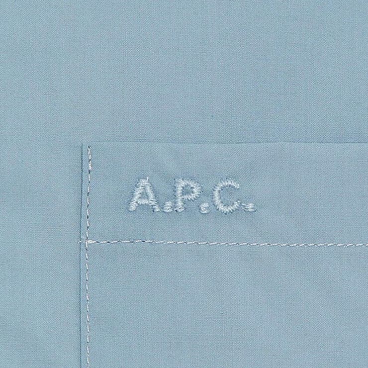 アーペーセーシャツ長袖シャツブルーレディースAPCCOEVDF12459IAA