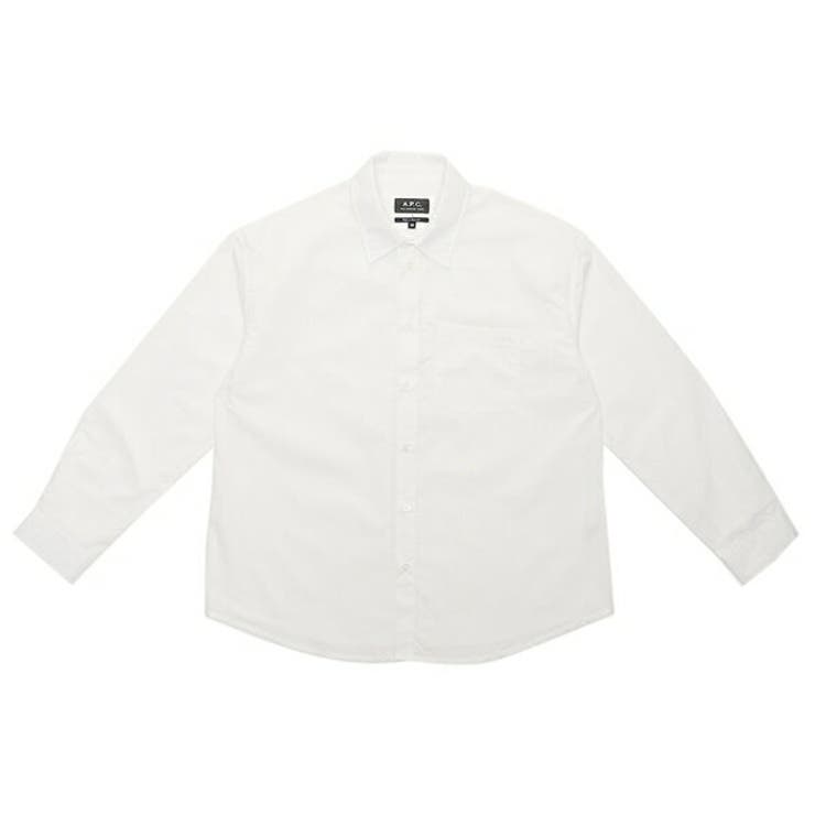 アーペーセーシャツ長袖シャツトップスホワイトレディースAPCCOEVDF12550AAB