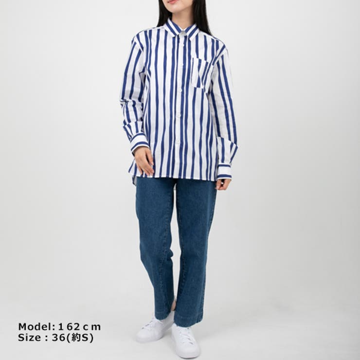 アーペーセーシャツ長袖シャツトップスブルーレディースAPCCOGBTF12531IAH
