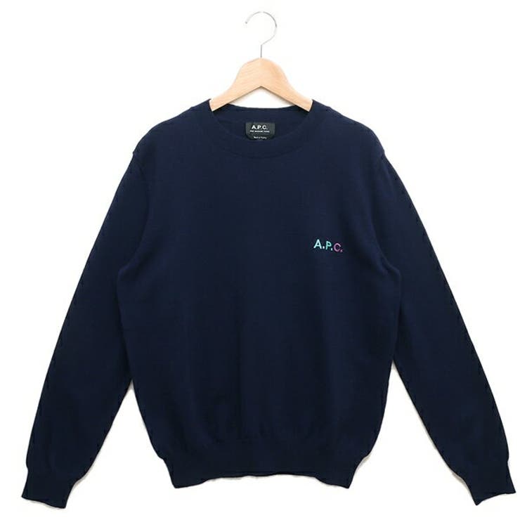 アーペーセーニットトップスプルオーバーネイビーレディースAPCCOGDKF23210IAK
