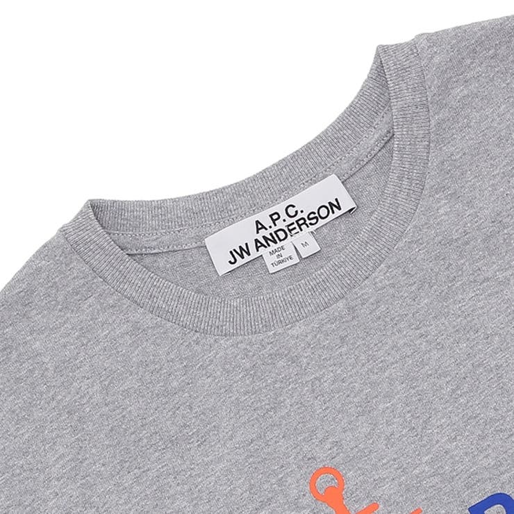 アーペーセーTシャツカットソーXJWANDERSONグレーメンズAPCCOGVAM26299PLD