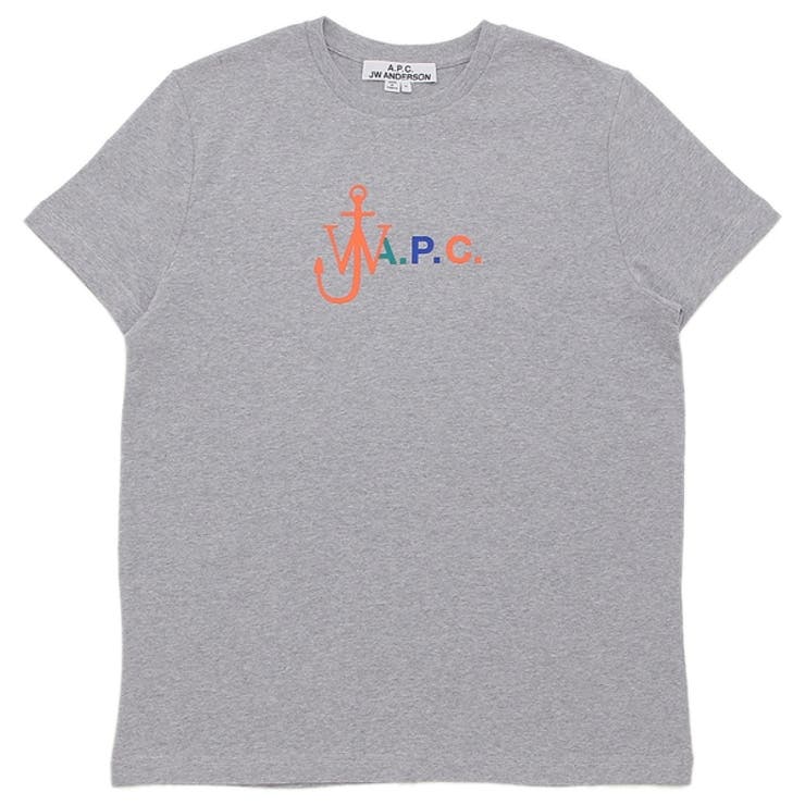 アーペーセーTシャツカットソーXJWANDERSONグレーメンズAPCCOGVAM26299PLD