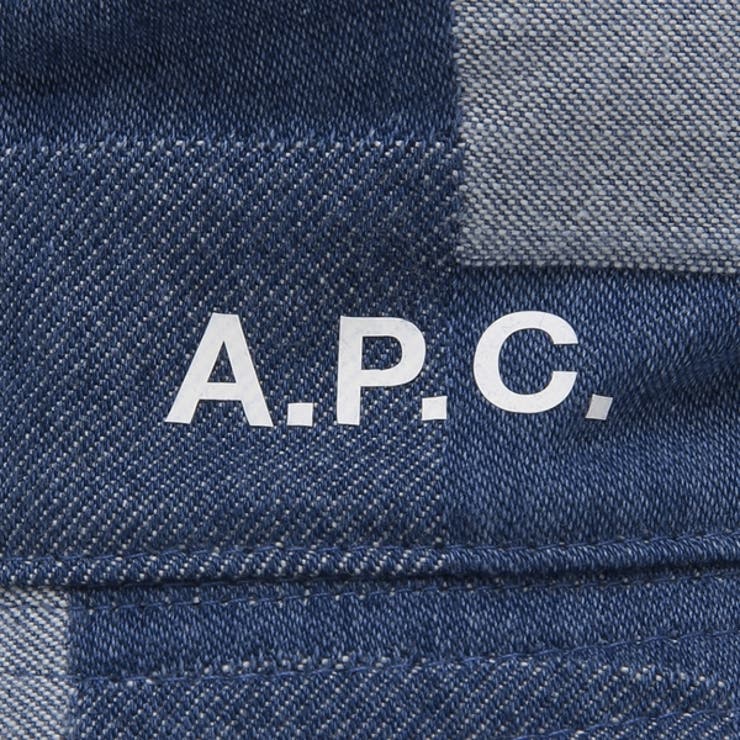 アーペーセー帽子デニムバケットハットブルーマルチカラーメンズレディースユニセックスAPCM24096COGWHIAL