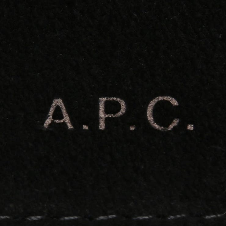 アーペーセー二つ折り財布ブラックメンズAPCH63340PXBTVLZZ