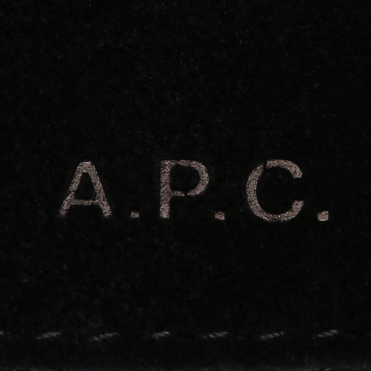 アーペーセー三つ折り財布コンパクト財布ブラックユニセックスAPCH63453PXBTVLZZ