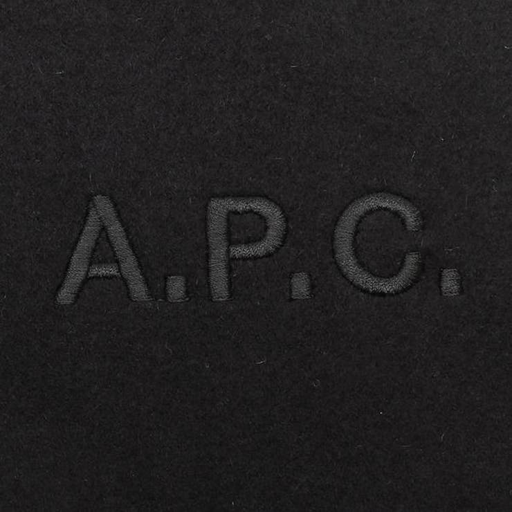 アーペーセーマフラーブラックメンズレディースAPCM15171WOAFELZZ