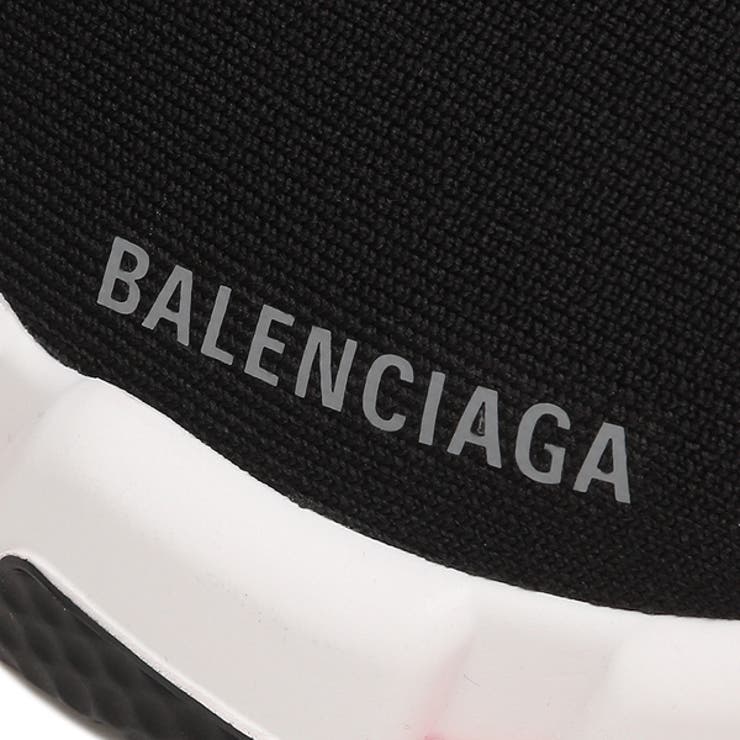 バレンシアガスニーカー靴スピードロゴブラックピンクレディースBALENCIAGA587280W2DBB1586