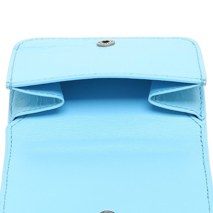 バレンシアガ三つ折り財布ブルーレディースBALENCIAGA7152341VG9Y4636