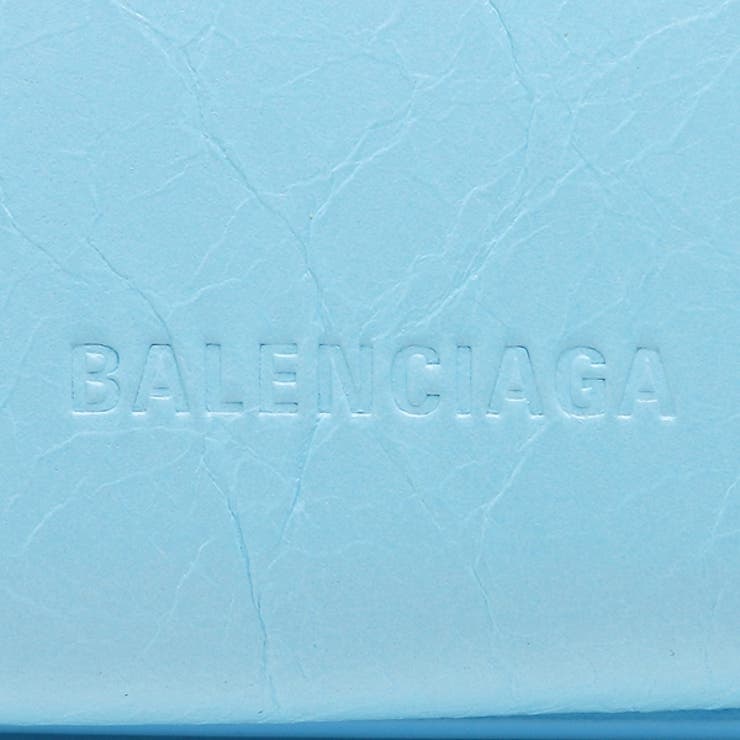 バレンシアガ三つ折り財布ブルーレディースBALENCIAGA7152341VG9Y4636