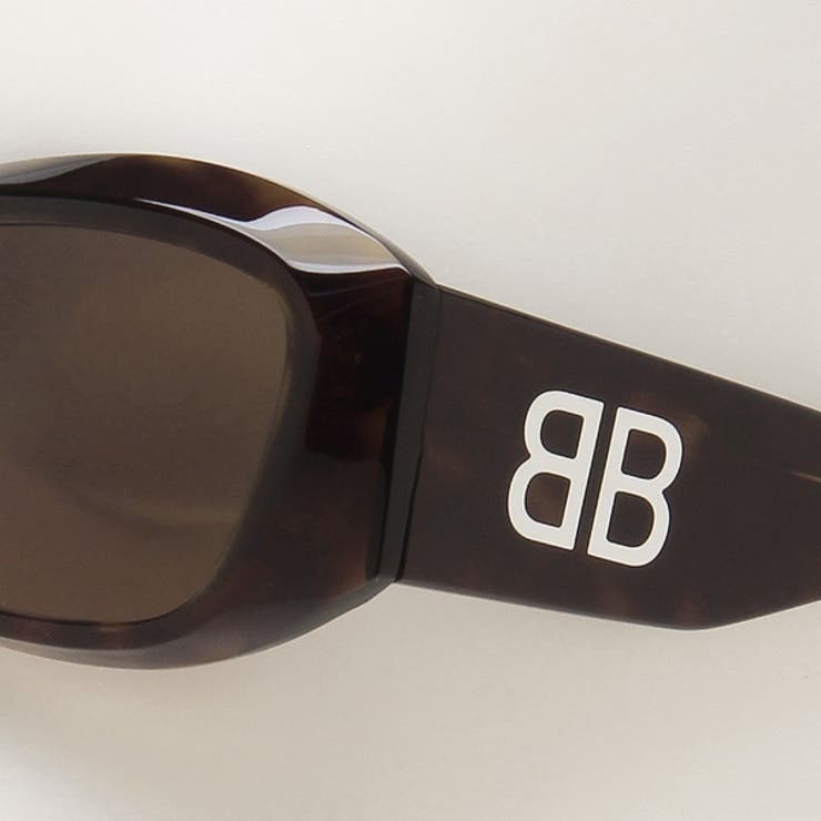 バレンシアガサングラスアジアンフィットモデルブラウンレディースBALENCIAGABB0397SA002