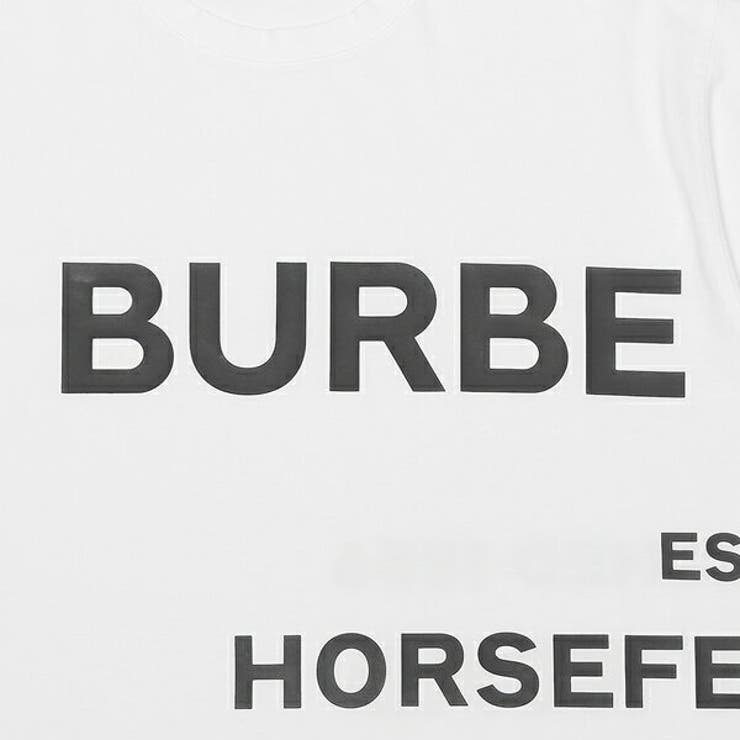 国内セール☆BURBERRYバーバリーJAYSON 刺繍ネック ロゴTシャツ