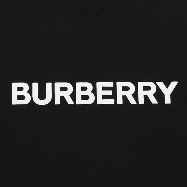 バーバリーTシャツ半袖カットソーブラックメンズBURBERRY8055307A1189