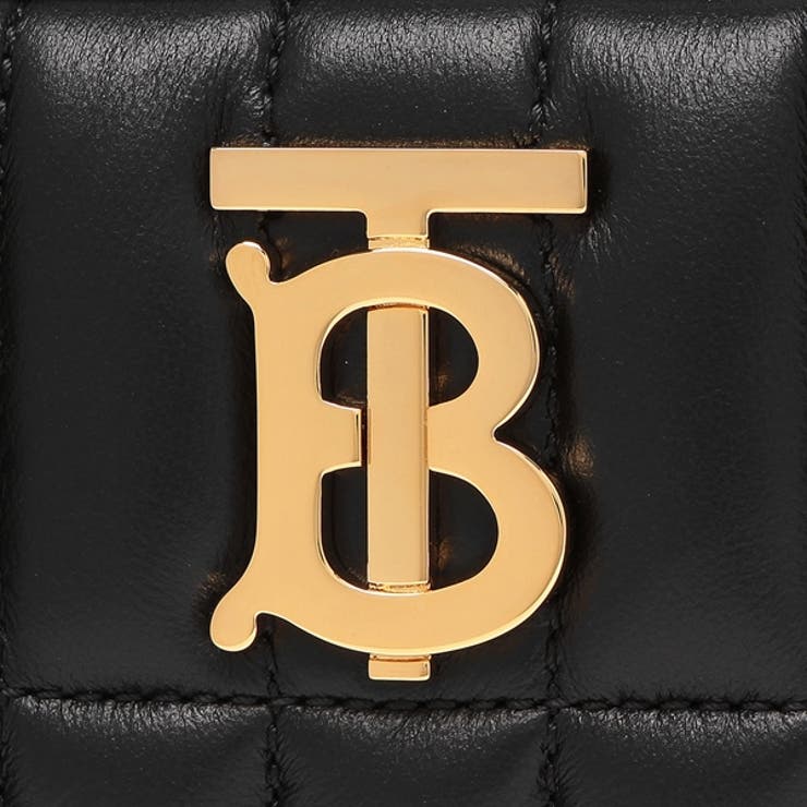 Burberry Black Leather Mini TB Shoulder Bag | eBay