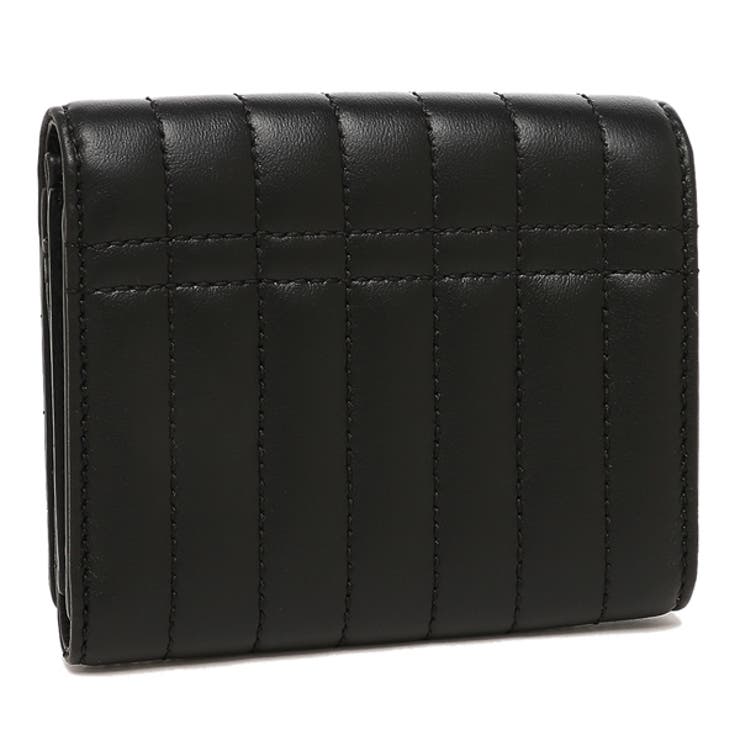 バーバリー二つ折り財布ローラコンパクト財布ブラックレディースBURBERRY8062372A7527