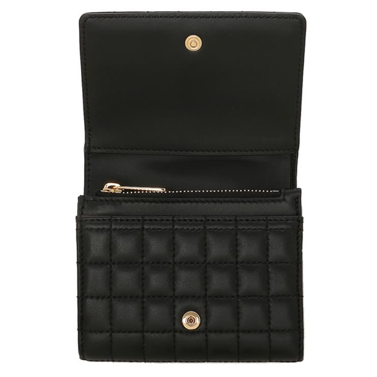 バーバリー二つ折り財布ローラコンパクト財布ブラックレディースBURBERRY8062372A7527