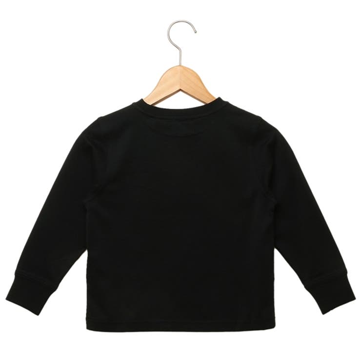 バーバリー子供服トップスプルオーバースウェットブラックキッズBURBERRY8069210A1189