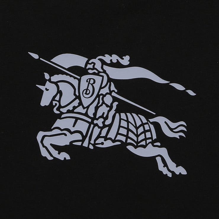 バーバリー子供服トップスプルオーバースウェットブラックキッズBURBERRY8069210A1189