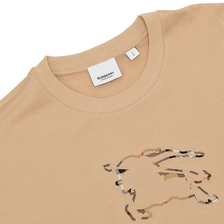バーバリーTシャツカットソー半袖カットソートップスベージュメンズBURBERRY8072703A7405