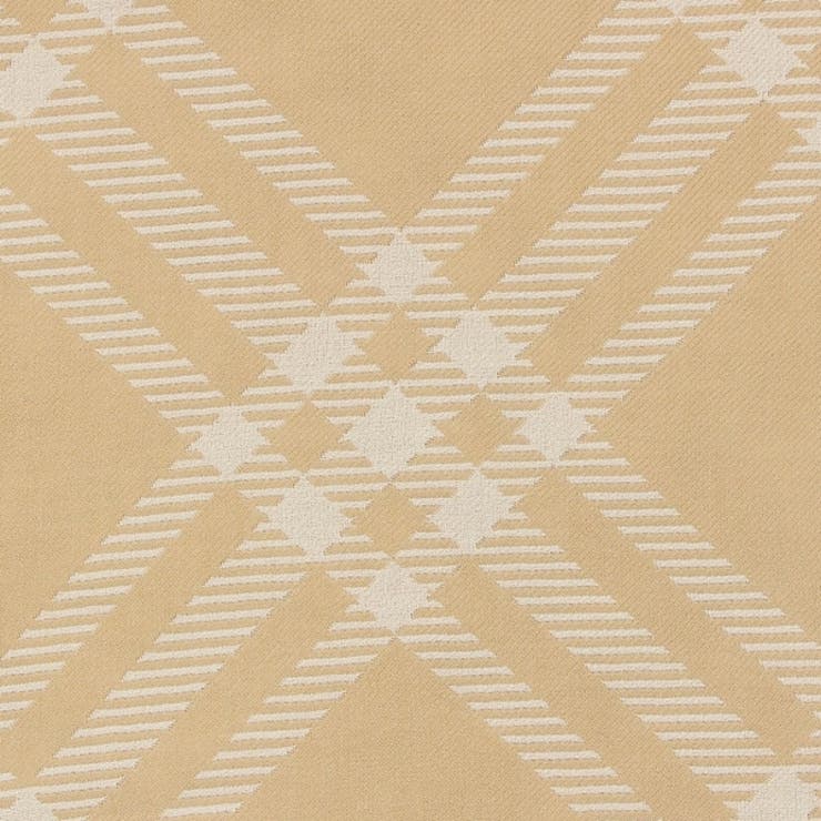 バーバリースカーフワイドチェックブラウンベージュレディースBURBERRY8112462B9719